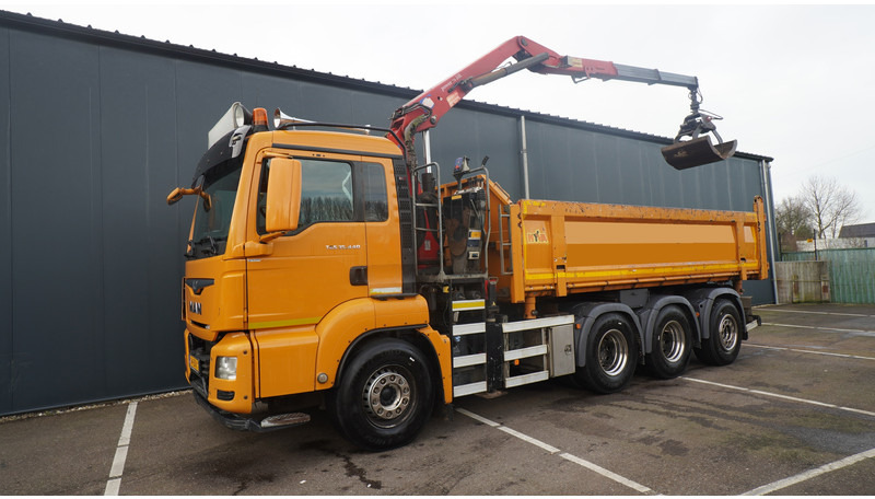 MAN TGS 35.440 8X4 2 SIDE TIPPER WITH HMF Z 1943 CRANE 415.000KM - משאית מנוף: תמונה 3 MAN TGS 35.440 8X4 2 SIDE TIPPER WITH HMF Z 1943 CRANE 415.000KM - משאית מנוף: תמונה 3