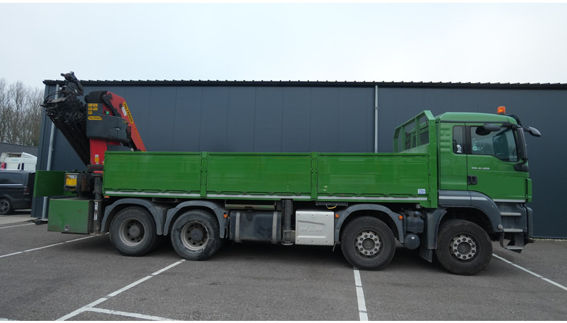 MAN TGS 41.460 8X4 OPEN BOX WITH PALFINGER PK 40002 EH CRANE 384.000KM - משאית מנוף: תמונה 4 MAN TGS 41.460 8X4 OPEN BOX WITH PALFINGER PK 40002 EH CRANE 384.000KM - משאית מנוף: תמונה 4