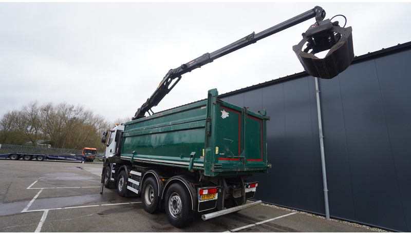 Renault PREMIUM 380 DXI 8X2/6 2 SIDE TIPPER WITH PLFINGER Q 170 Z CRANE.278.200KM - משאית מנוף: תמונה 4 Renault PREMIUM 380 DXI 8X2/6 2 SIDE TIPPER WITH PLFINGER Q 170 Z CRANE.278.200KM - משאית מנוף: תמונה 4