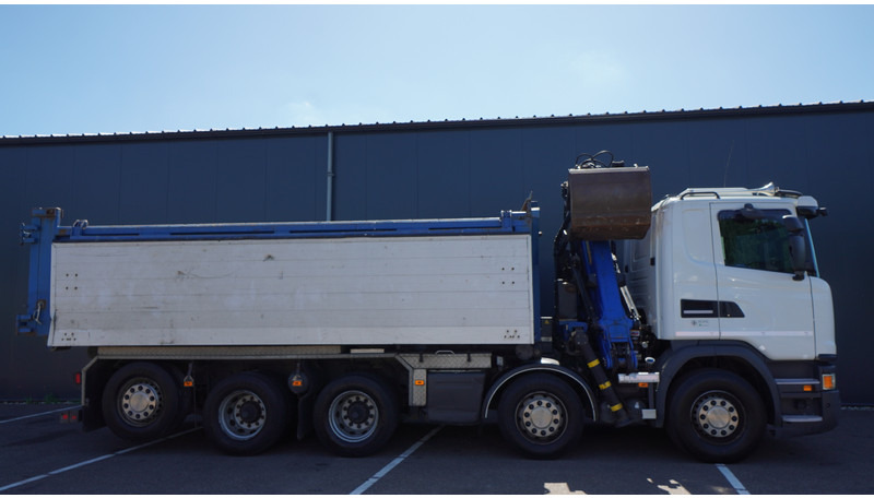 Scania G 490 10X4 CABLE SYSTEM TRUCK WITH PALFINGER Q180Z95TR CRANE - משאית מנוף: תמונה 4 Scania G 490 10X4 CABLE SYSTEM TRUCK WITH PALFINGER Q180Z95TR CRANE - משאית מנוף: תמונה 4