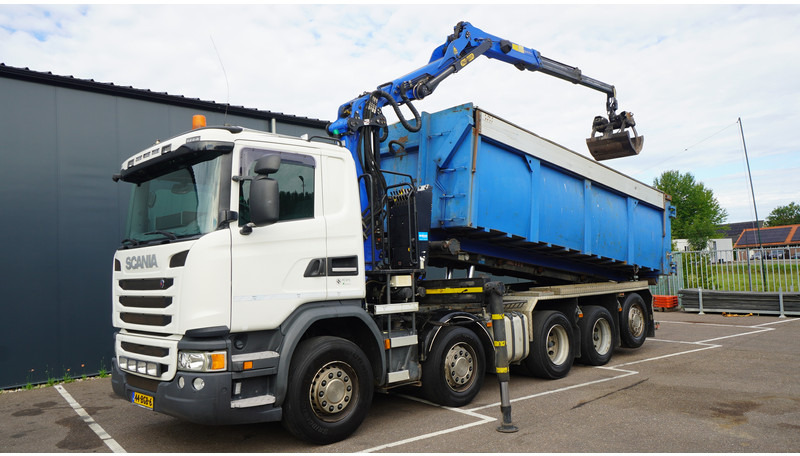 Scania G 490 10X4 CABLE SYSTEM TRUCK WITH PALFINGER Q180Z95TR CRANE - משאית מנוף: תמונה 2 Scania G 490 10X4 CABLE SYSTEM TRUCK WITH PALFINGER Q180Z95TR CRANE - משאית מנוף: תמונה 2