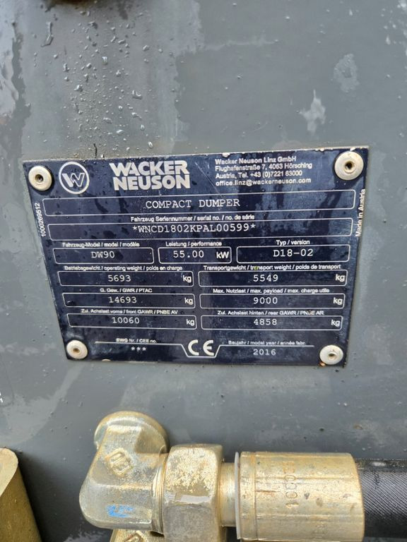 Wacker DW90 - מיני מסיר פסולת: תמונה 3 Wacker DW90 - מיני מסיר פסולת: תמונה 3