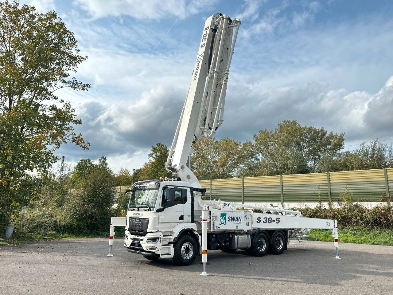 משאית משאבת בטון MAN TGS 26.510 6x4 SWAN TSP 38-5 160RZ    ( 38m ): תמונה 17