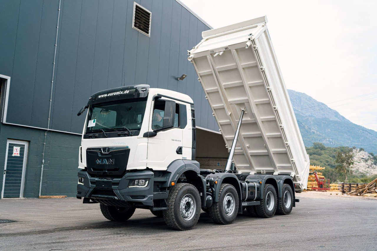 MAN TGS 35.470 BB 8X4 3-Seiten-Kipper EuromixMTP - מזהיר: תמונה 3 MAN TGS 35.470 BB 8X4 3-Seiten-Kipper EuromixMTP - מזהיר: תמונה 3