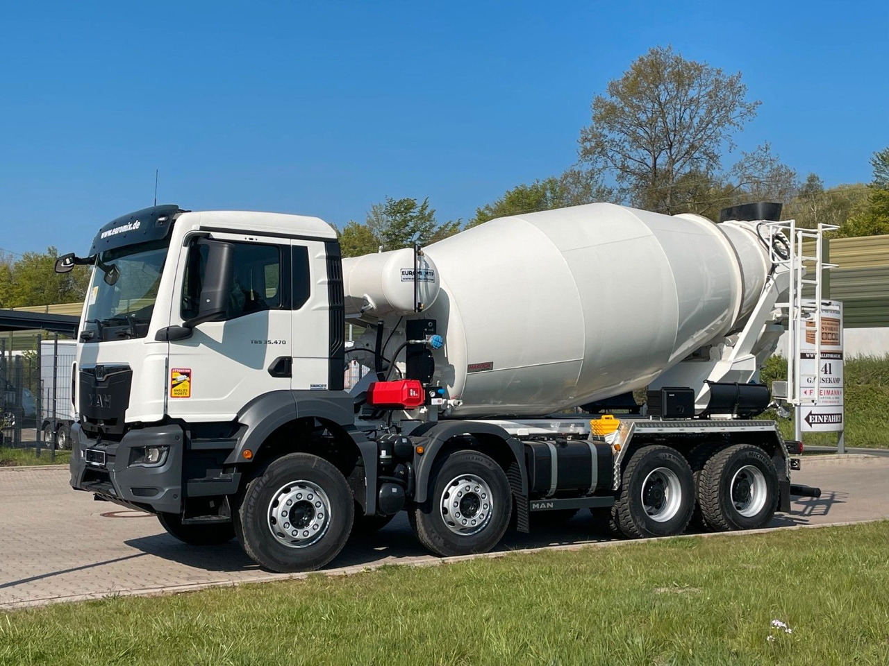 MAN TGS 35.520 8x4 /Euro6e EuromixMTP EM 10 L - משאית מערבלת בטון: תמונה 3 MAN TGS 35.520 8x4 /Euro6e EuromixMTP EM 10 L - משאית מערבלת בטון: תמונה 3