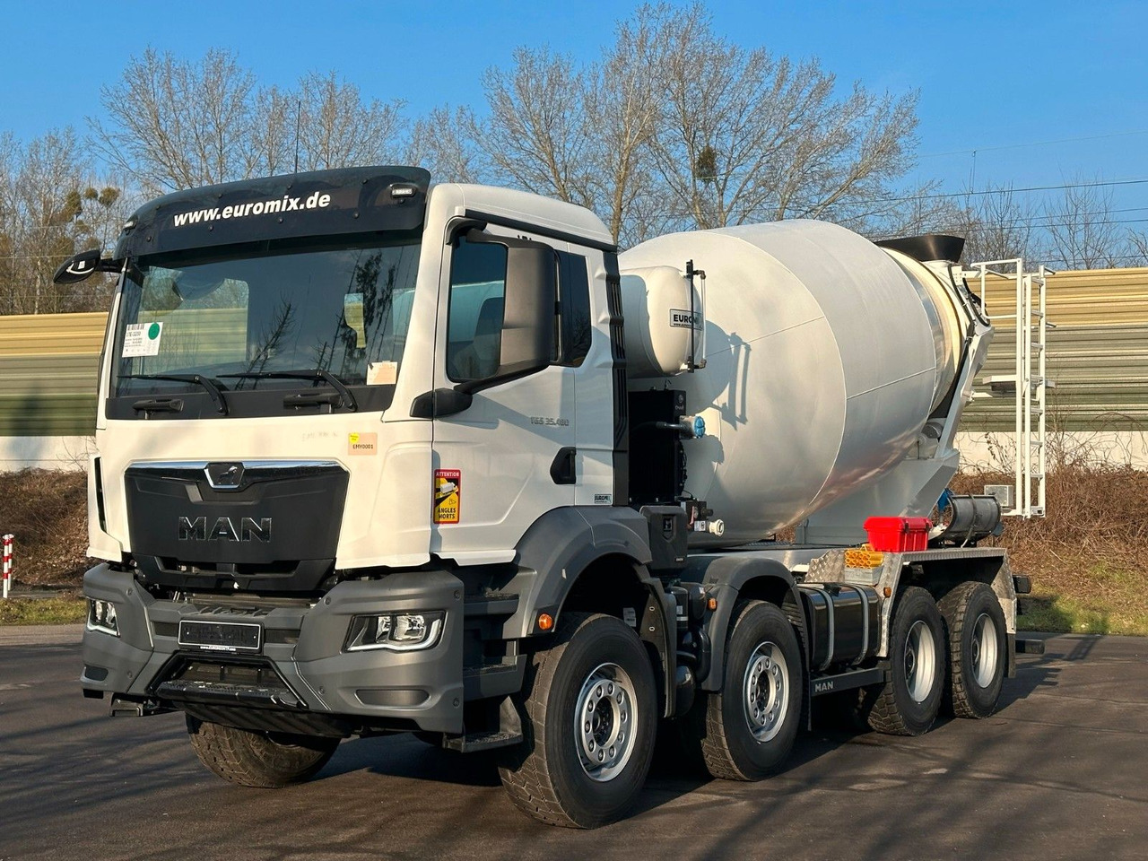 MAN TGS 37.480 8x4 EuromixMTP EM 10 L - משאית מערבלת בטון: תמונה 1 MAN TGS 37.480 8x4 EuromixMTP EM 10 L - משאית מערבלת בטון: תמונה 1