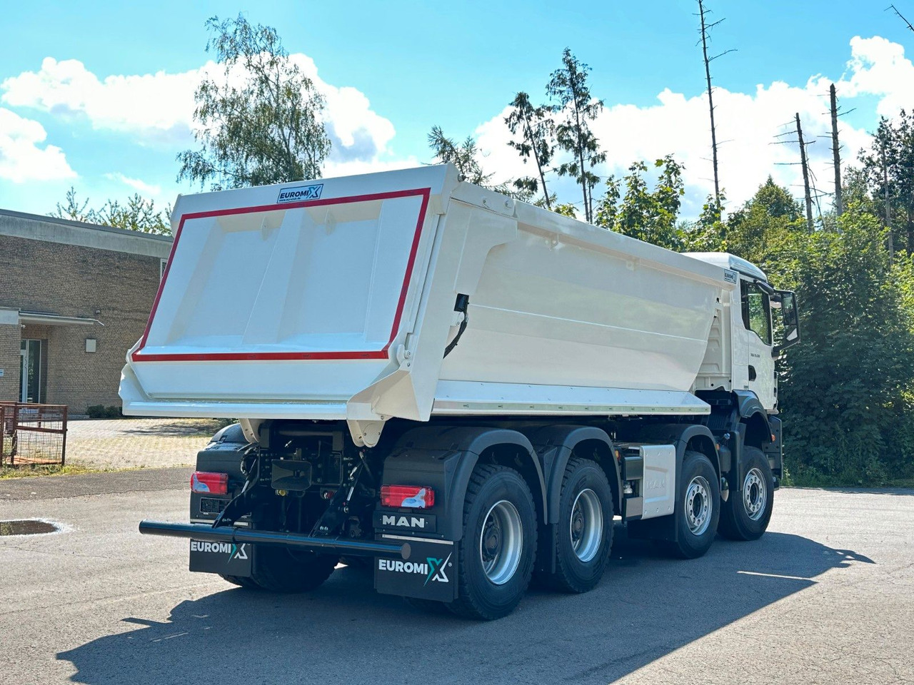מזהיר MAN TGS 37.520 8x4 EuromixMTP Mulden Kipper: תמונה 12