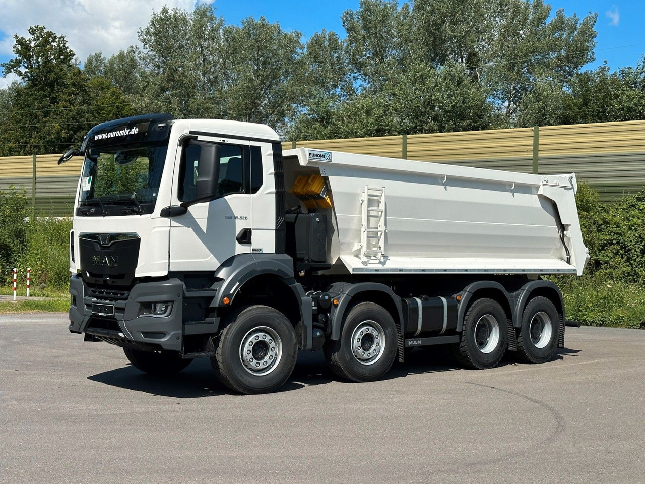 מזהיר MAN TGS 37.520 8x4 EuromixMTP Mulden Kipper: תמונה 9