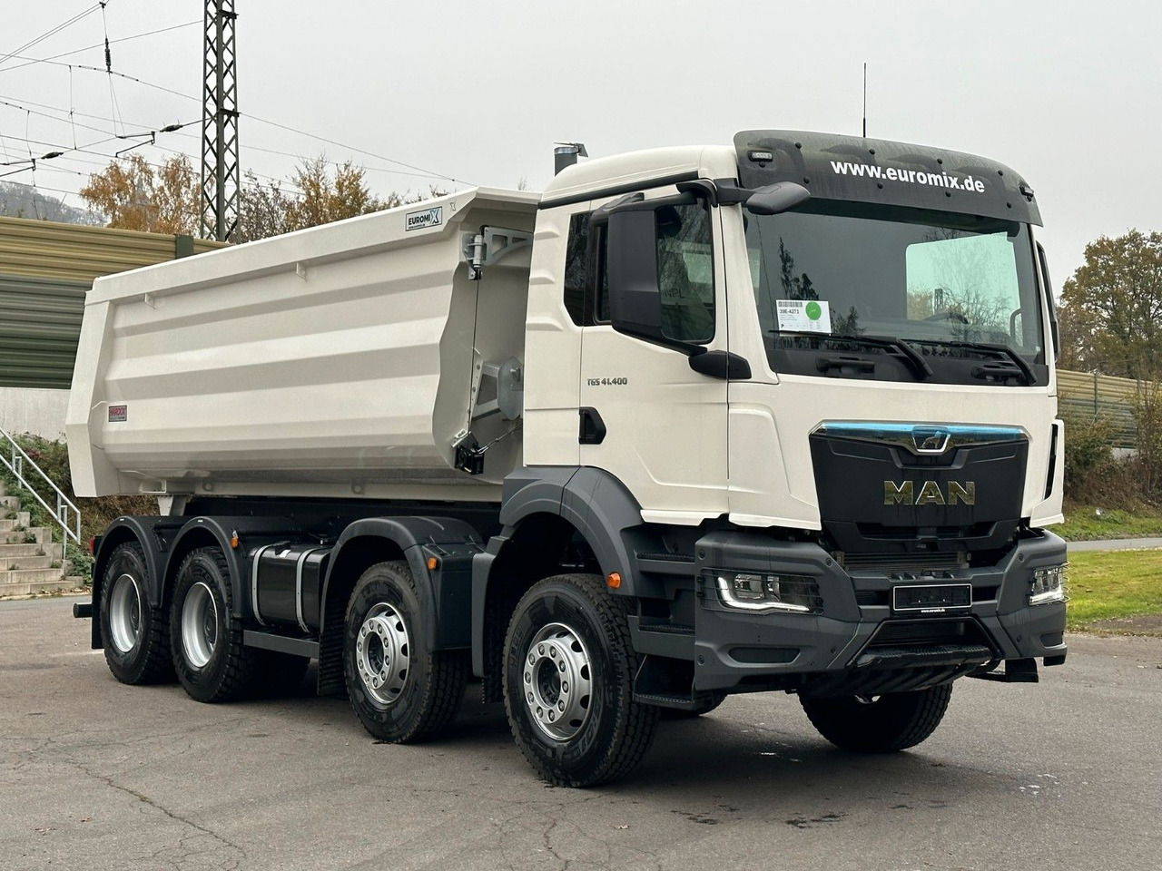 מזהיר MAN TGS 41.400 8x4 /  EUROMIX MTP 20m³/ EURO2 Kipper: תמונה 7