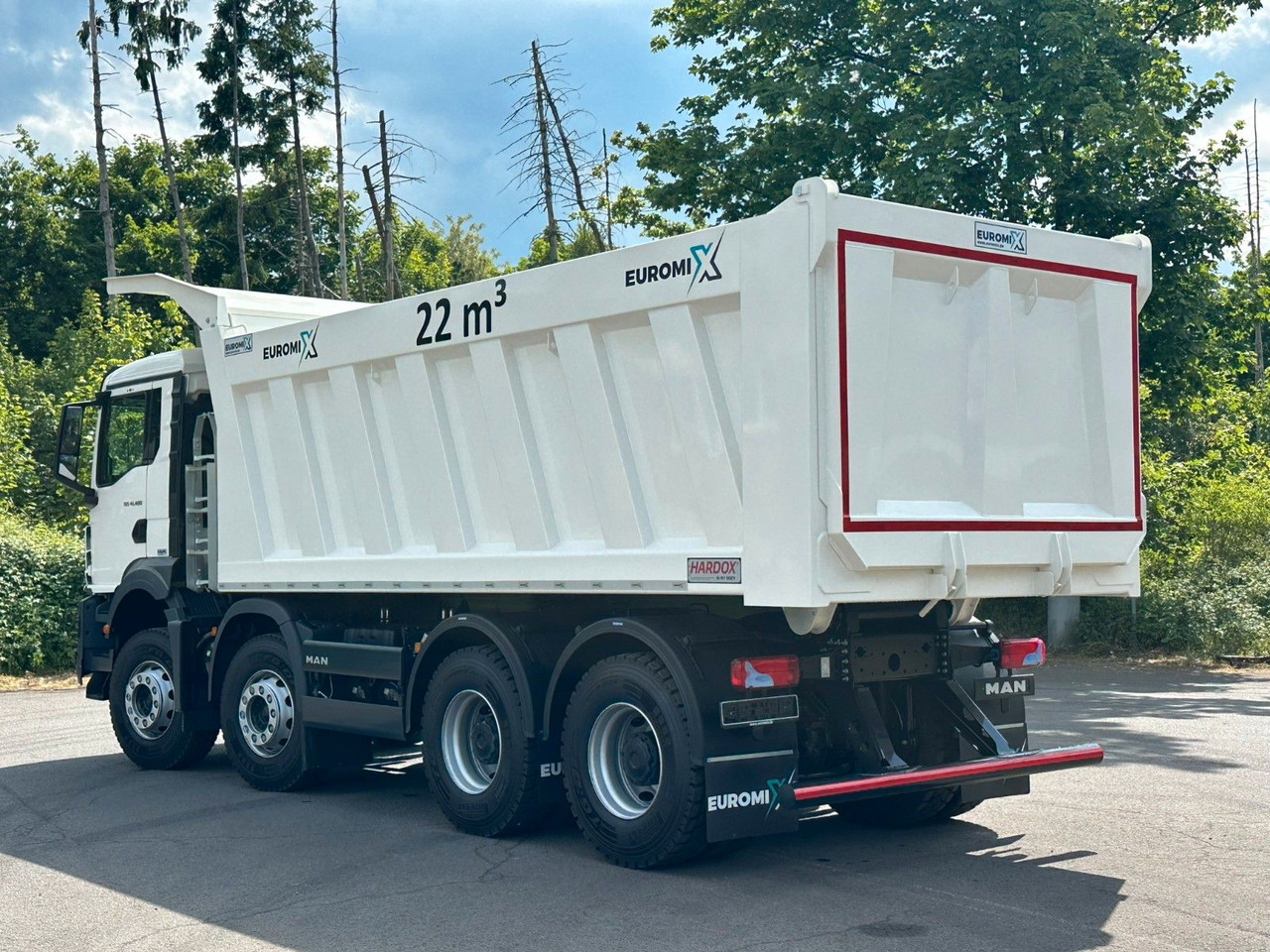 MAN TGS 41.400 8x4 / EUROMIX MTP 22m³/ Eckige Mulde - מזהיר: תמונה 4 MAN TGS 41.400 8x4 / EUROMIX MTP 22m³/ Eckige Mulde - מזהיר: תמונה 4