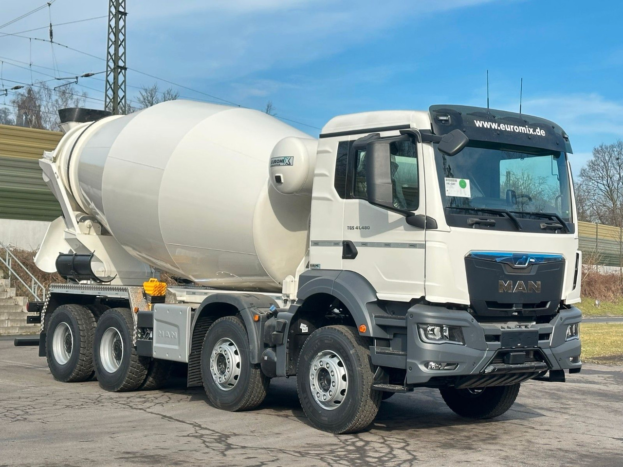 MAN TGS 41.480 8x4 /Euro6e Euromix EM 12 R - משאית מערבלת בטון: תמונה 1 MAN TGS 41.480 8x4 /Euro6e Euromix EM 12 R - משאית מערבלת בטון: תמונה 1