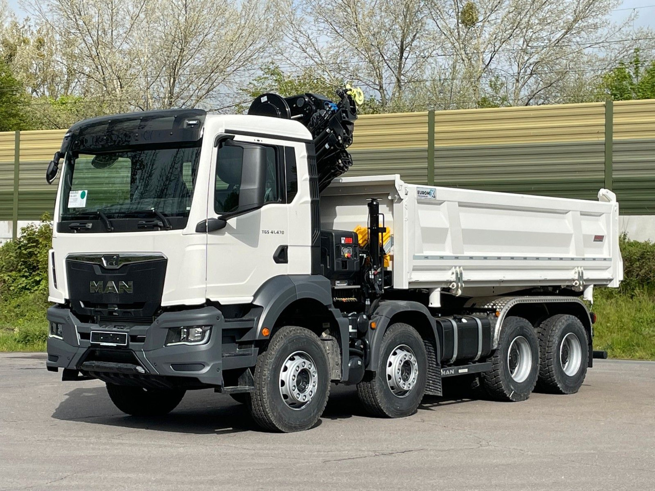 MAN TGS 41.480 8x4/Euro6e Euromix Kipper Hiab 228-6 - מזהיר, משאית מנוף: תמונה 2 MAN TGS 41.480 8x4/Euro6e Euromix Kipper Hiab 228-6 - מזהיר, משאית מנוף: תמונה 2