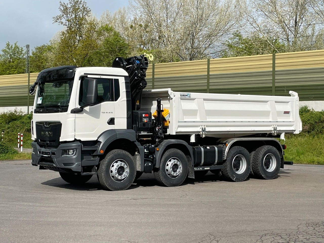 MAN TGS 41.480 8x4/Euro6e Euromix Kipper Hiab 228-6 - מזהיר, משאית מנוף: תמונה 3 MAN TGS 41.480 8x4/Euro6e Euromix Kipper Hiab 228-6 - מזהיר, משאית מנוף: תמונה 3