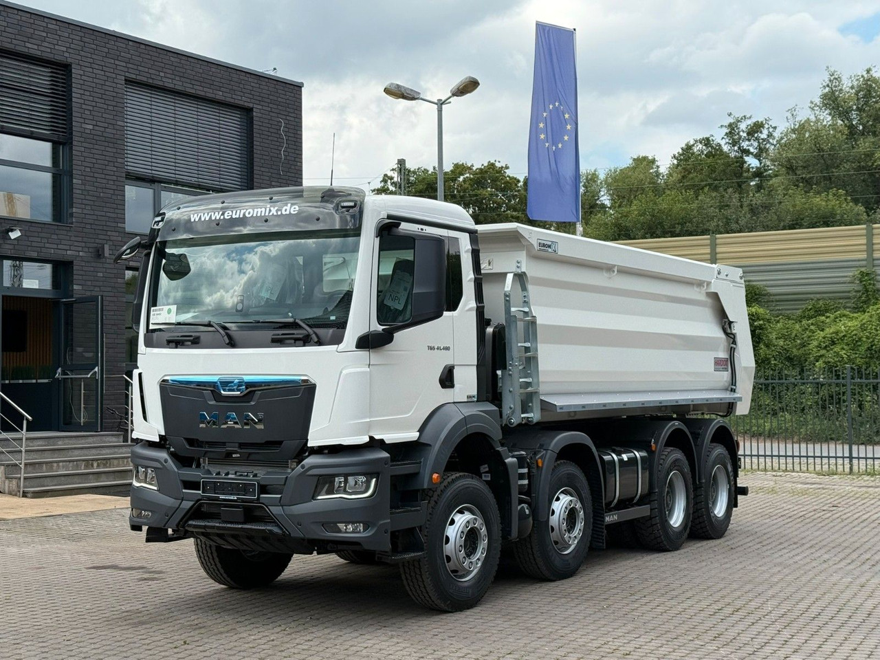 MAN TGS 41.480 BB 8X4 Euromix Mulden Kipper HARDOX - מזהיר: תמונה 4 MAN TGS 41.480 BB 8X4 Euromix Mulden Kipper HARDOX - מזהיר: תמונה 4