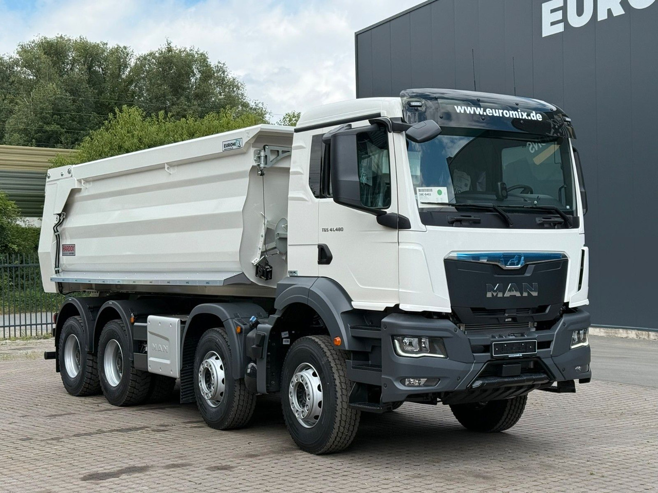 MAN TGS 41.480 BB 8X4 Euromix Mulden Kipper HARDOX - מזהיר: תמונה 3 MAN TGS 41.480 BB 8X4 Euromix Mulden Kipper HARDOX - מזהיר: תמונה 3