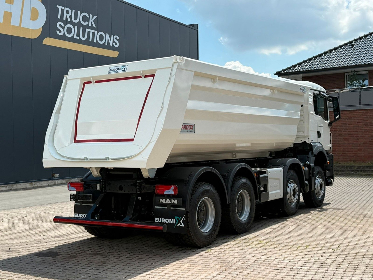 מזהיר MAN TGS 41.520 BB 8X4 Euromix MuldenKipper  Retarder: תמונה 7
