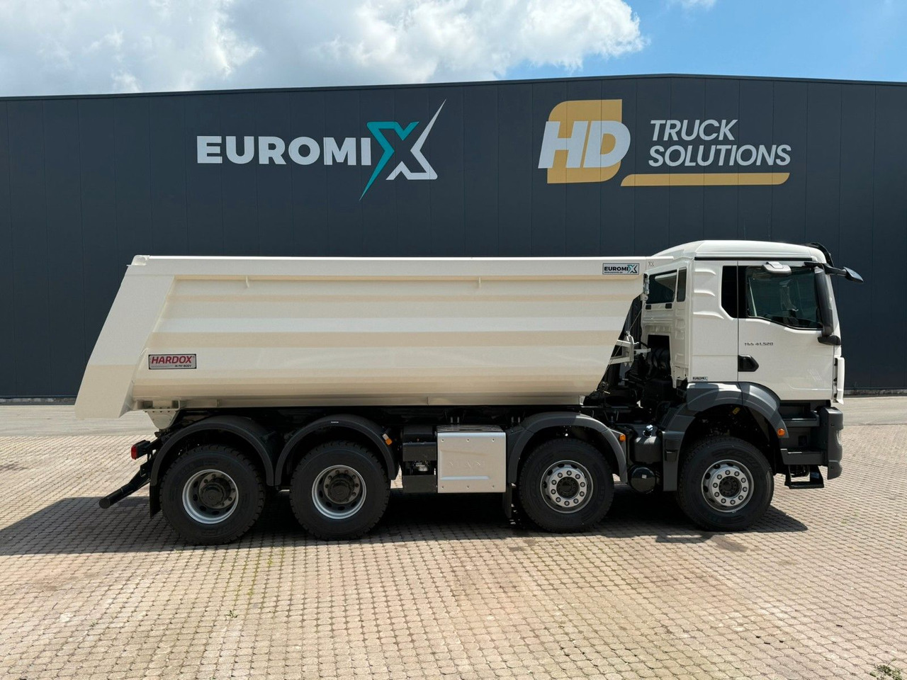 מזהיר MAN TGS 41.520 BB 8X4 Euromix MuldenKipper  Retarder: תמונה 8