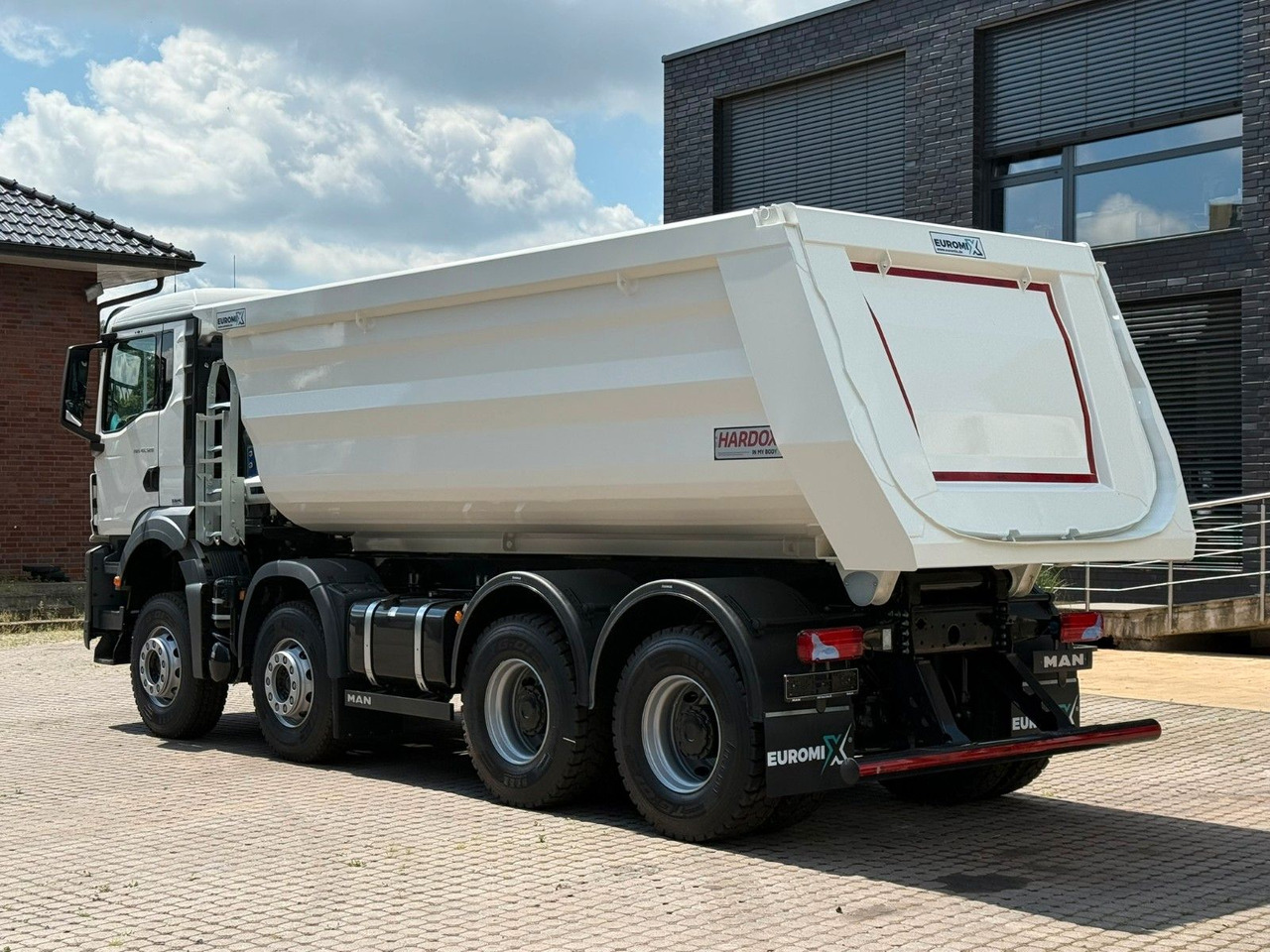 מזהיר MAN TGS 41.520 BB 8X4 Euromix MuldenKipper  Retarder: תמונה 6