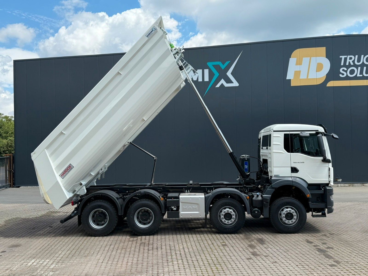 מזהיר MAN TGS 41.520 BB 8X4 Euromix MuldenKipper  Retarder: תמונה 17