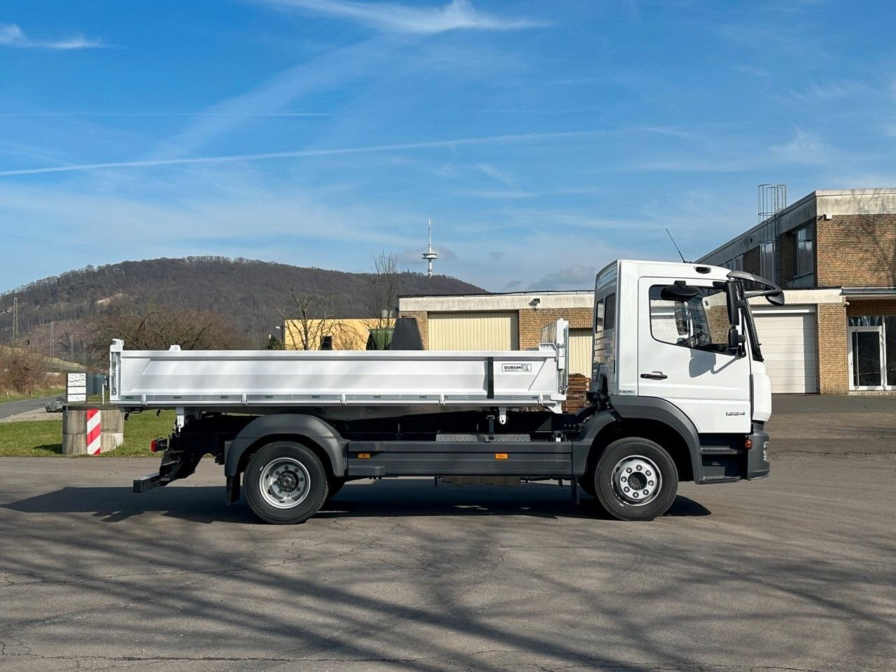 מזהיר Mercedes-Benz Atego 1224 K  EuromixMTP 3-Seiten-Kipper: תמונה 10