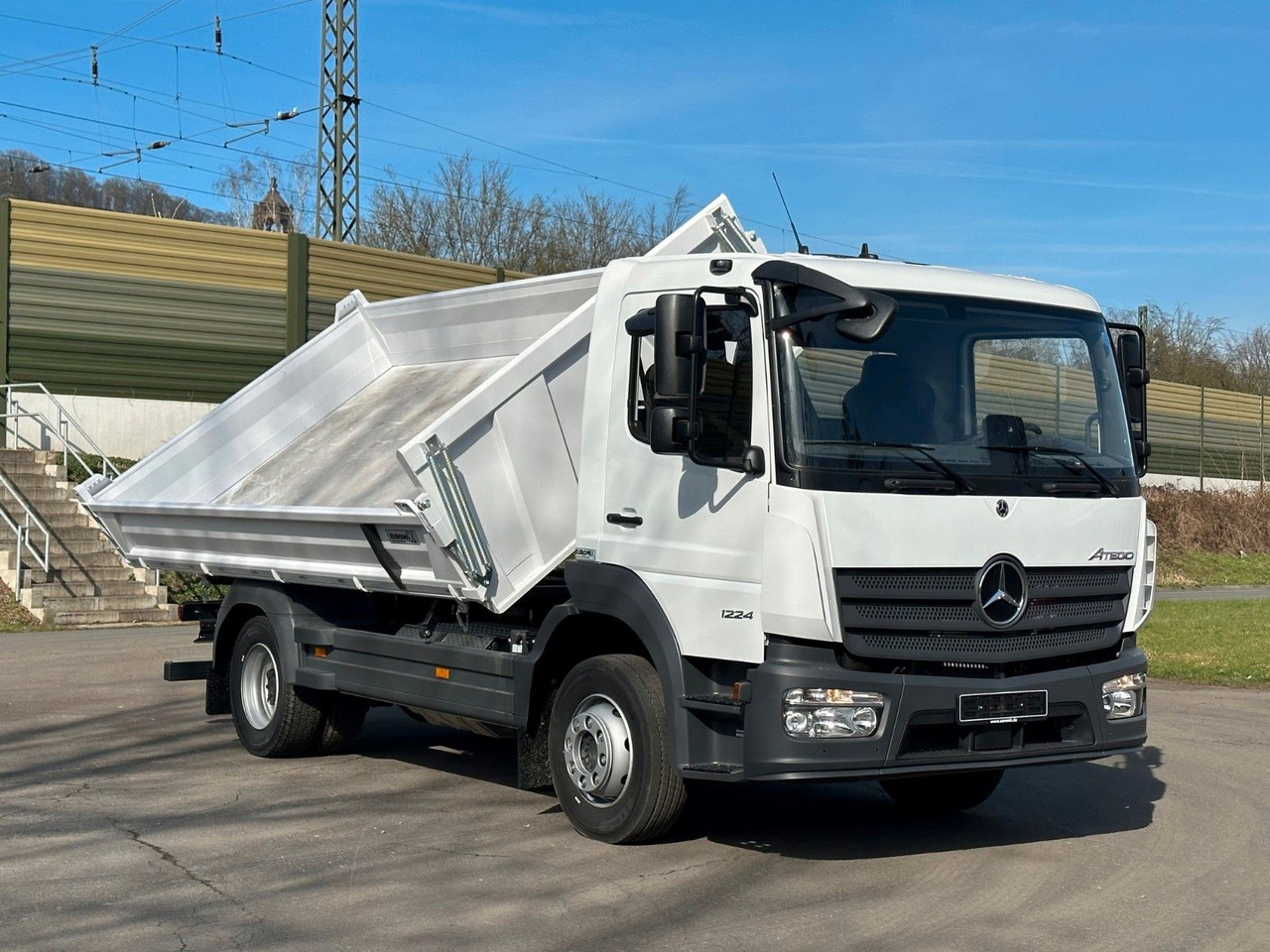 מזהיר Mercedes-Benz Atego 1224 K  EuromixMTP 3-Seiten-Kipper: תמונה 20
