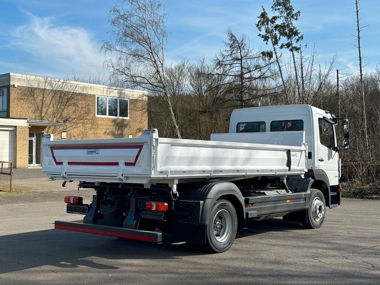 מזהיר Mercedes-Benz Atego 1224 K  EuromixMTP 3-Seiten-Kipper: תמונה 8