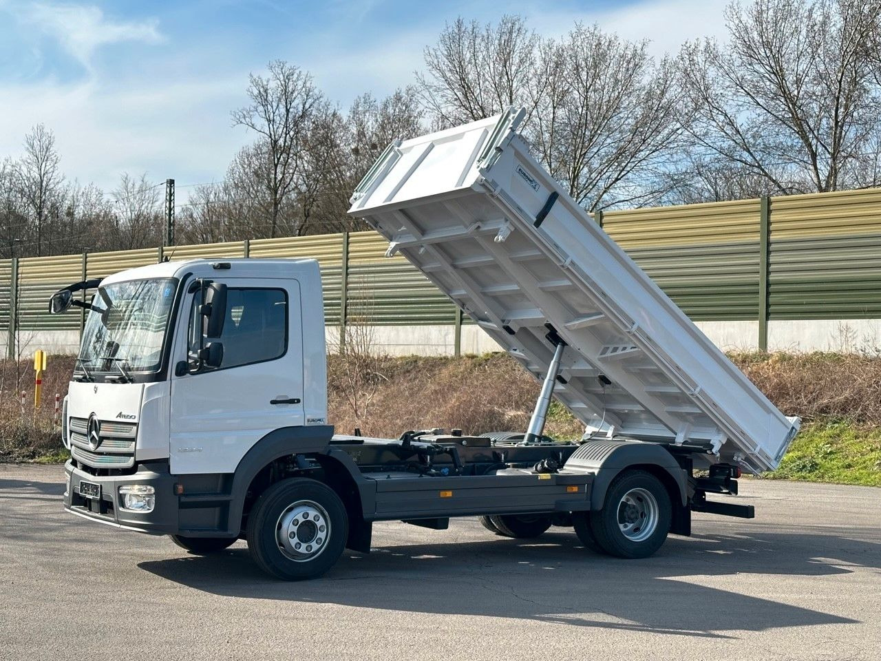 מזהיר Mercedes-Benz Atego 1224 K  EuromixMTP 3-Seiten-Kipper: תמונה 14