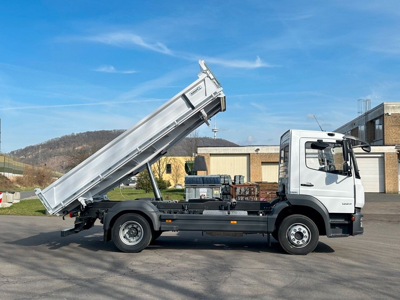 מזהיר Mercedes-Benz Atego 1224 K  EuromixMTP 3-Seiten-Kipper: תמונה 17