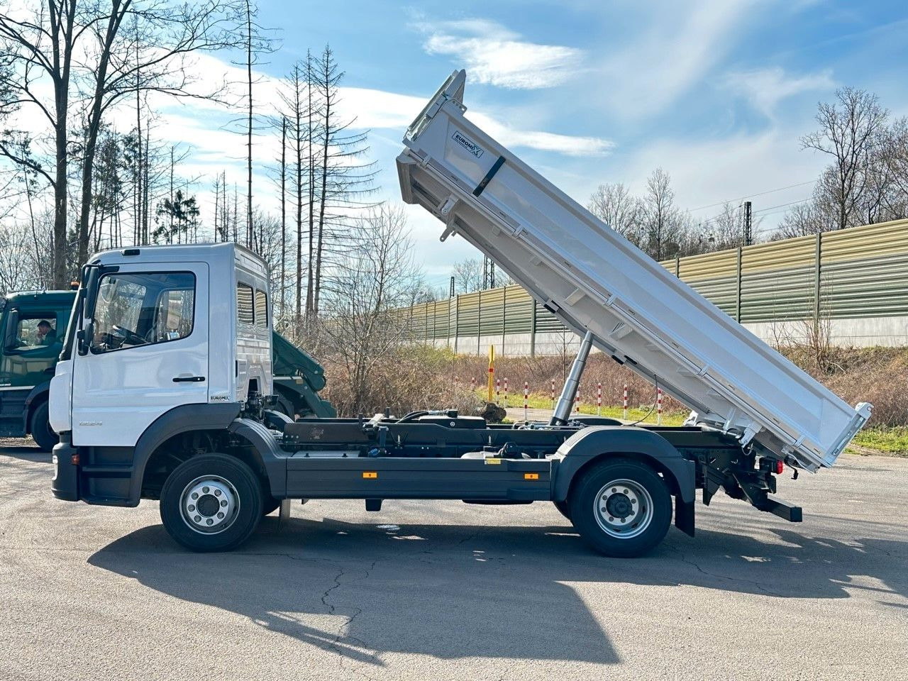 מזהיר Mercedes-Benz Atego 1224 K  EuromixMTP 3-Seiten-Kipper: תמונה 15