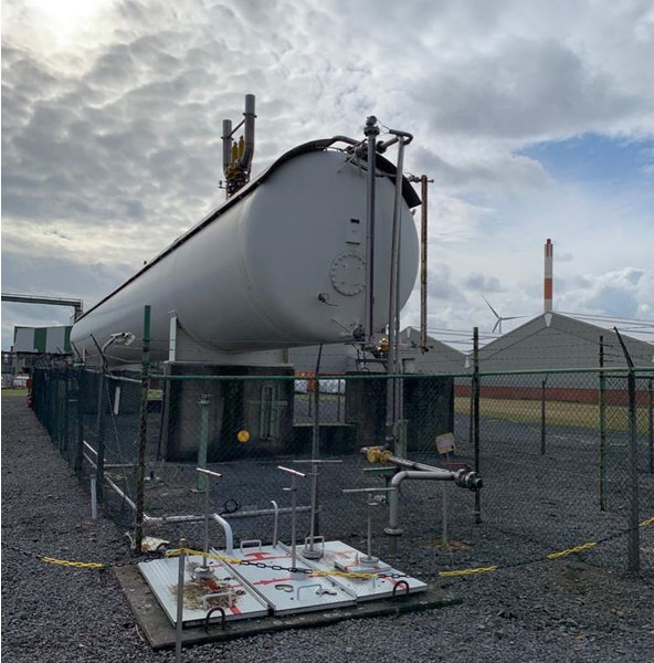 200m3 stationary gastank Gas, LPG, GPL, GAZ, Propane with Sun roof and appendages Used Tank ID 1.209 - מכל אחסון: תמונה 2 200m3 stationary gastank Gas, LPG, GPL, GAZ, Propane with Sun roof and appendages Used Tank ID 1.209 - מכל אחסון: תמונה 2
