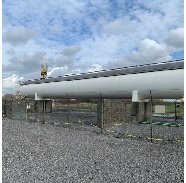 200m3 stationary gastank Gas, LPG, GPL, GAZ, Propane with Sun roof and appendages Used Tank ID 1.209 - מכל אחסון: תמונה 1 200m3 stationary gastank Gas, LPG, GPL, GAZ, Propane with Sun roof and appendages Used Tank ID 1.209 - מכל אחסון: תמונה 1