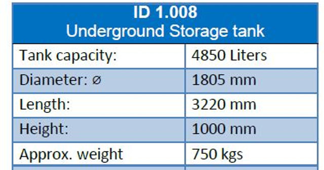 LPG GASTANK 4850 LITER underground - מכל דלק עבור משאית: תמונה 2 LPG GASTANK 4850 LITER underground - מכל דלק עבור משאית: תמונה 2