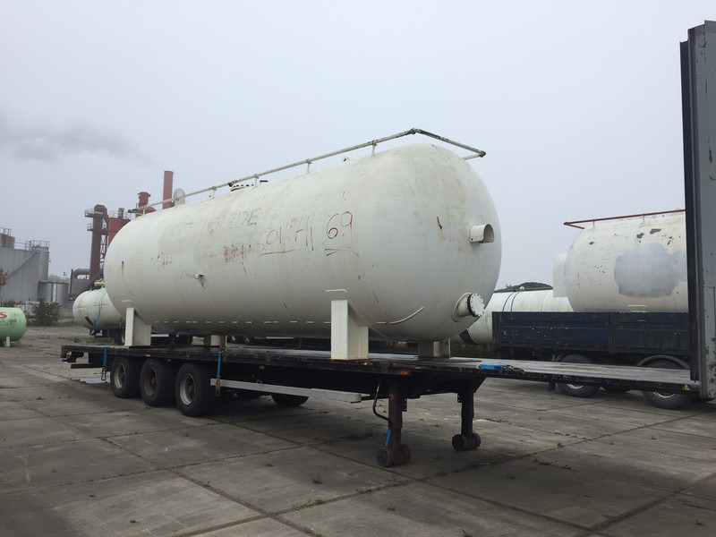 Van Hool Open flatbed trailer Stationary tank 50m3 - Gas, Gaz, LPG, GPL, Propane, Butane ID 1.1 - סמיטריילר מכל: תמונה 1 Van Hool Open flatbed trailer Stationary tank 50m3 - Gas, Gaz, LPG, GPL, Propane, Butane ID 1.1 - סמיטריילר מכל: תמונה 1