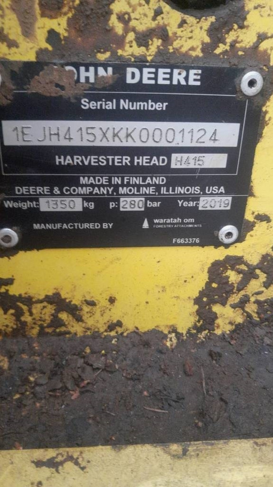 John Deere 1270 E - מקצרת יערות: תמונה 5 John Deere 1270 E - מקצרת יערות: תמונה 5