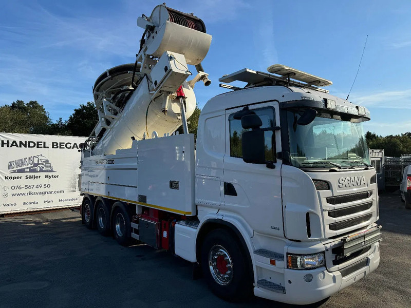 Scania R480 Sewer Jetter + Recycler, Euro 6, Super 2000 (16m3), 2013 - משאית ואקום: תמונה 1 Scania R480 Sewer Jetter + Recycler, Euro 6, Super 2000 (16m3), 2013 - משאית ואקום: תמונה 1