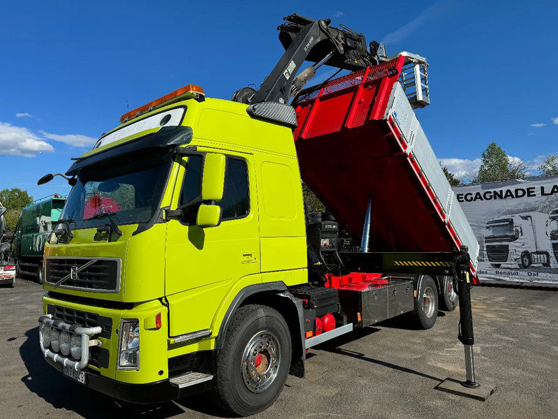 Volvo FM 6x2, Tipper + Crane and Skylift, 2009 - מזהיר, משאית מנוף: תמונה 3 Volvo FM 6x2, Tipper + Crane and Skylift, 2009 - מזהיר, משאית מנוף: תמונה 3