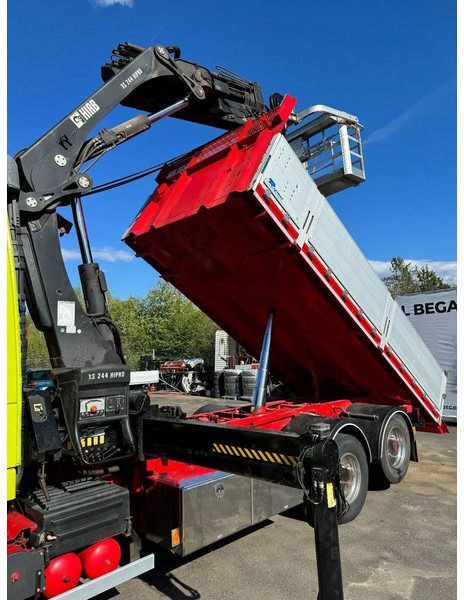 Volvo FM 6x2, Tipper + Crane and Skylift, 2009 - מזהיר, משאית מנוף: תמונה 4 Volvo FM 6x2, Tipper + Crane and Skylift, 2009 - מזהיר, משאית מנוף: תמונה 4