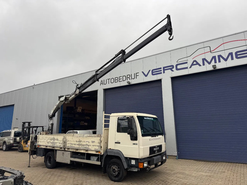 MAN L2000 **9.153-BELGIAN TRUCK** - משאית צד נופל/ שטוחה, משאית מנוף: תמונה 1 MAN L2000 **9.153-BELGIAN TRUCK** - משאית צד נופל/ שטוחה, משאית מנוף: תמונה 1