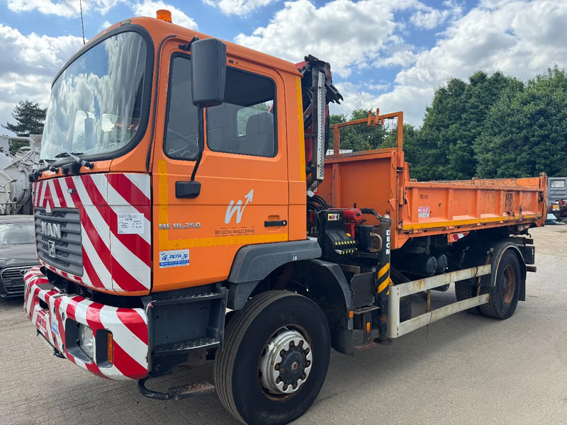 MAN ME 18.250 4X4 **4X4-TIPPER+PALFINGER PK7501-BELGIAN TRUCK** - מזהיר, משאית מנוף: תמונה 3 MAN ME 18.250 4X4 **4X4-TIPPER+PALFINGER PK7501-BELGIAN TRUCK** - מזהיר, משאית מנוף: תמונה 3