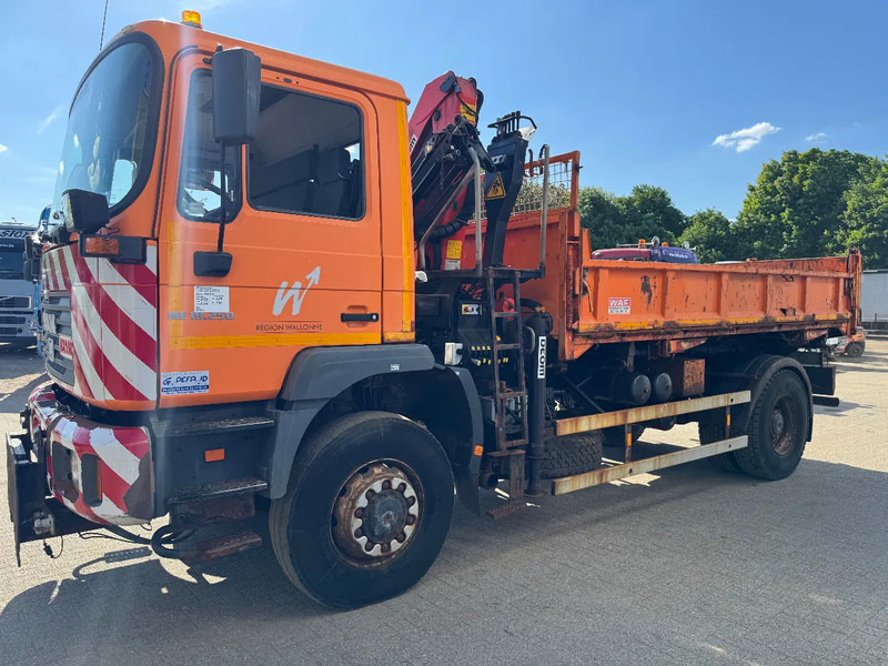 MAN ME18.250 **4x4-TIPPER+PALFINGER PK8500-BELGIAN TRUCK** - מזהיר, משאית מנוף: תמונה 3 MAN ME18.250 **4x4-TIPPER+PALFINGER PK8500-BELGIAN TRUCK** - מזהיר, משאית מנוף: תמונה 3
