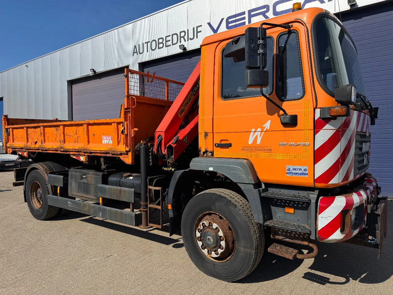 MAN ME18.250 **4x4-TIPPER+PALFINGER PK8500-BELGIAN TRUCK** - מזהיר, משאית מנוף: תמונה 1 MAN ME18.250 **4x4-TIPPER+PALFINGER PK8500-BELGIAN TRUCK** - מזהיר, משאית מנוף: תמונה 1