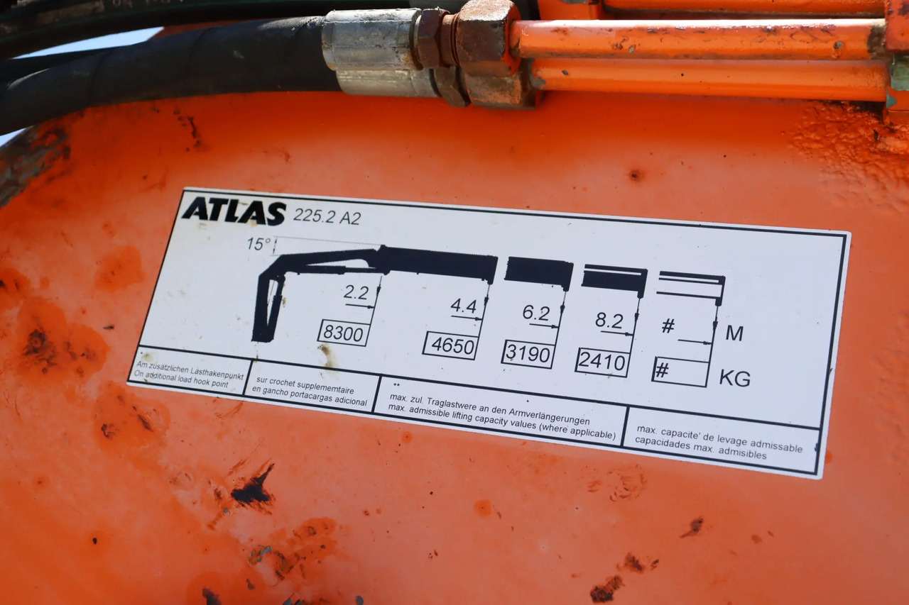 ATLAS 225.2 A2 KNUCKLEBOOM LOADER CRANE (2004) - עגורן מעמיס: תמונה 5 ATLAS 225.2 A2 KNUCKLEBOOM LOADER CRANE (2004) - עגורן מעמיס: תמונה 5