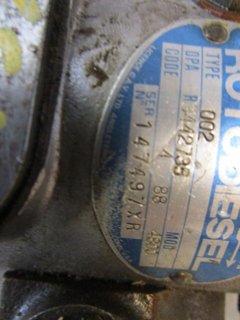 CAV ROTO DPA DIESEL FUEL INJECTION PUMP TYPE 002 P/NO 3442735 - מערכת דלק עבור משאית: תמונה 2 CAV ROTO DPA DIESEL FUEL INJECTION PUMP TYPE 002 P/NO 3442735 - מערכת דלק עבור משאית: תמונה 2
