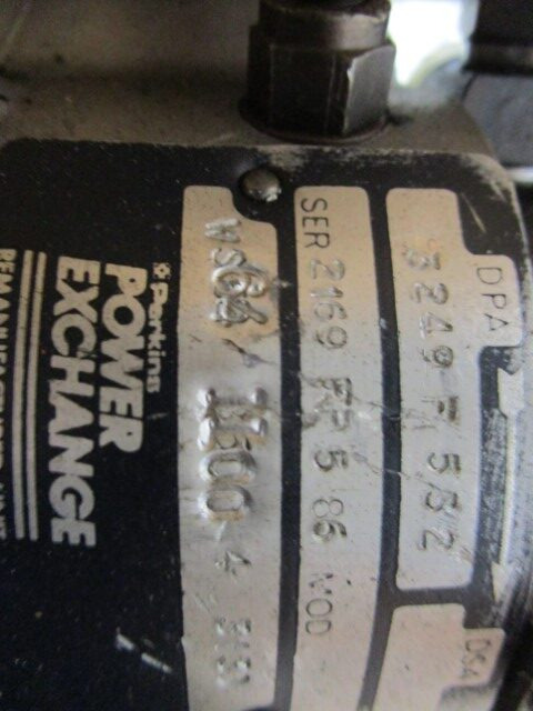CAV ROTO PERKINS DPA DIESEL FUEL INJECTION PUMP TYPE 3249F332 - מערכת דלק עבור משאית: תמונה 2 CAV ROTO PERKINS DPA DIESEL FUEL INJECTION PUMP TYPE 3249F332 - מערכת דלק עבור משאית: תמונה 2