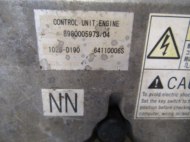ISUZU NQR ENGINE CONTROL UNIT P/NO 8980005973 04 - ECU עבור משאית: תמונה 2 ISUZU NQR ENGINE CONTROL UNIT P/NO 8980005973 04 - ECU עבור משאית: תמונה 2