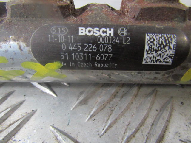 MAN D2066 TGX/TGS FUEL RAIL P/NO 0445226078 - מנוע וחלקים עבור משאית: תמונה 2 MAN D2066 TGX/TGS FUEL RAIL P/NO 0445226078 - מנוע וחלקים עבור משאית: תמונה 2