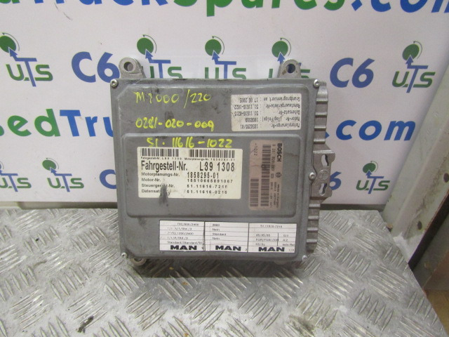 MAN M2000 SERIES 220 ENGINE ECU BOSCH P/NO 0.281020009 - ECU עבור משאית: תמונה 1 MAN M2000 SERIES 220 ENGINE ECU BOSCH P/NO 0.281020009 - ECU עבור משאית: תמונה 1