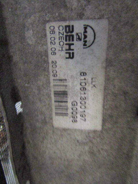 MAN TGA 360/400/310 RADIATOR/INTERCOOLER PACK - רדיאטור עבור משאית: תמונה 3 MAN TGA 360/400/310 RADIATOR/INTERCOOLER PACK - רדיאטור עבור משאית: תמונה 3