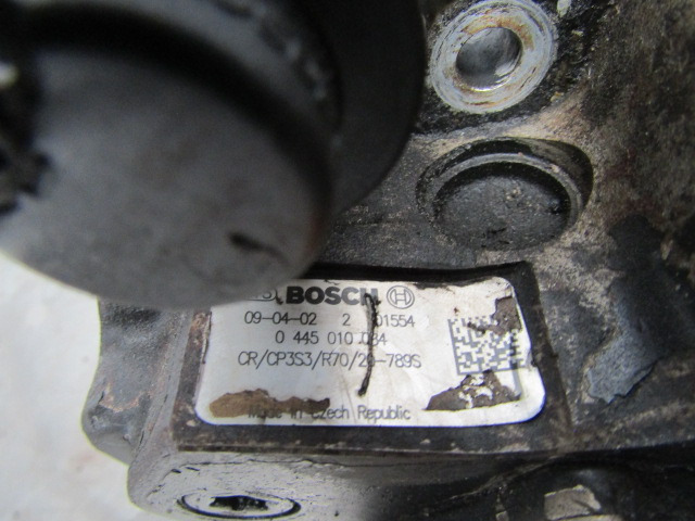 SCHMIDT SWINGO HIGH PRESSURE FUEL PUMP TYPE ‘BOSCH’ P/NO 0445 010 084 - מערכת דלק עבור משאית: תמונה 3 SCHMIDT SWINGO HIGH PRESSURE FUEL PUMP TYPE ‘BOSCH’ P/NO 0445 010 084 - מערכת דלק עבור משאית: תמונה 3