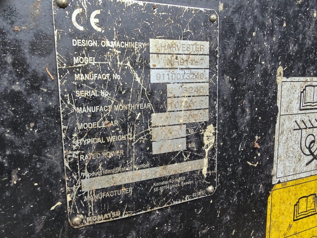 Komatsu 911.7  - מקצרת יערות: תמונה 5 Komatsu 911.7  - מקצרת יערות: תמונה 5